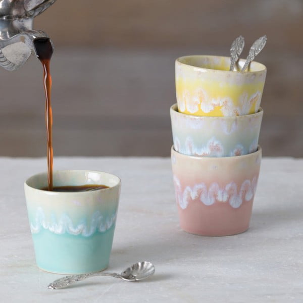 Grespresso világoskék agyagkerámia kávéscsésze - Costa Nova-image-3