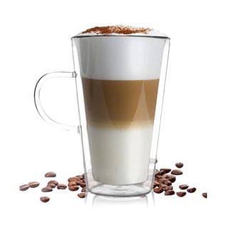 Amo Latte duplafalú pohár, 320 ml - Vialli Design