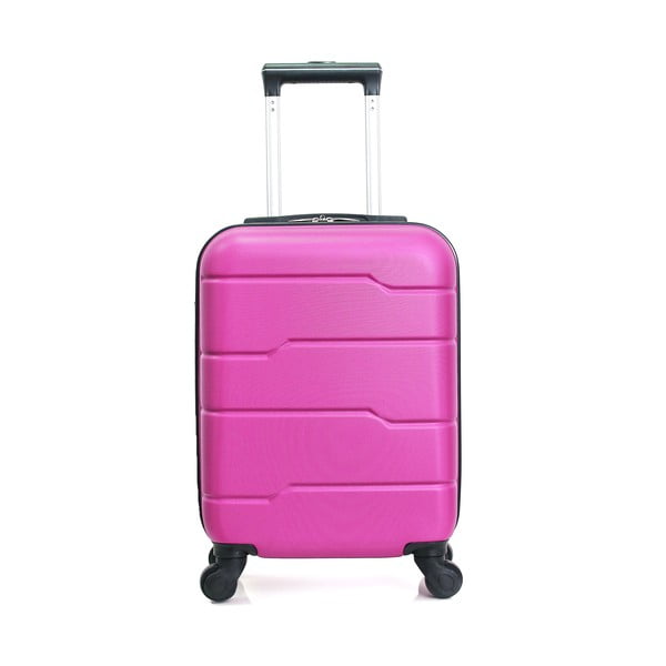 Santiago rózsaszín gurulós bőrönd, 30 l - Hero