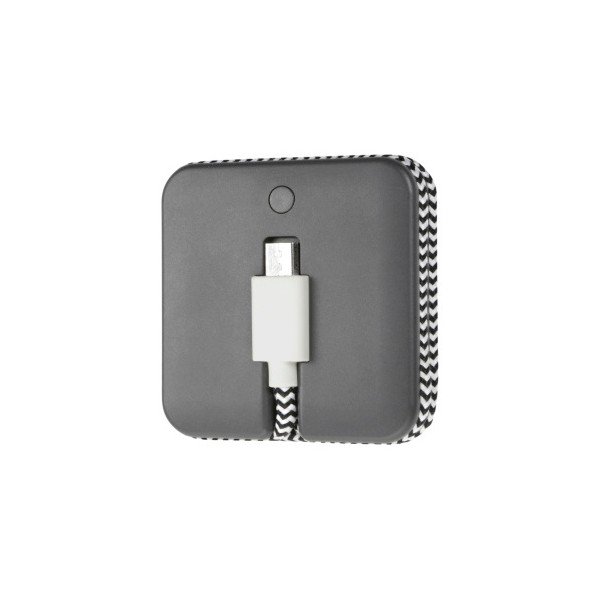 Jump Cable szürke hordozható töltő Micro USB kábellel, hosszúság 45 cm - Native Union-image-2