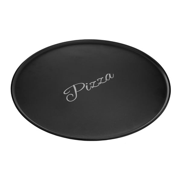Mangé fekete agyagkerámia pizzatányér - Premier Housewares