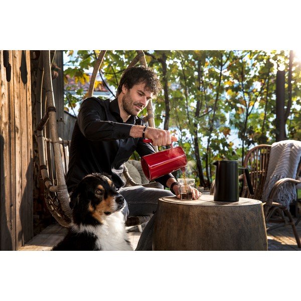 Fekete fém french press kávéfőző San Marco - Leopold Vienna-image-3