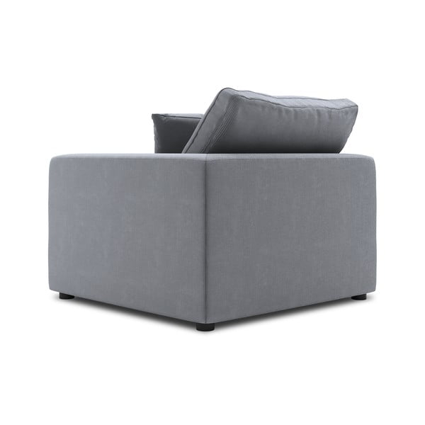 Galaxy szürke sarokrész moduláris kordbársony kanapéhoz, jobb oldali - Windsor & Co Sofas-image-3