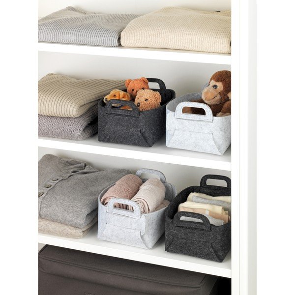 Textil tárolókosár szett 2 db-os Nina – Wenko-image-3