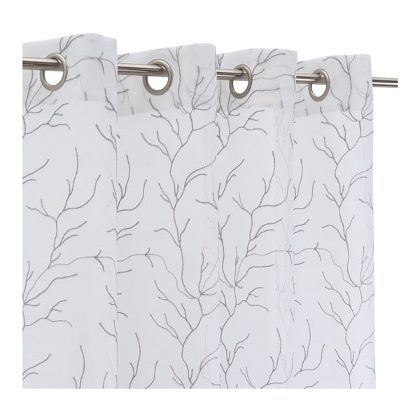 Fehér-szürke fényáteresztő függöny 140x260 cm Coral – Casa Selección-image-2