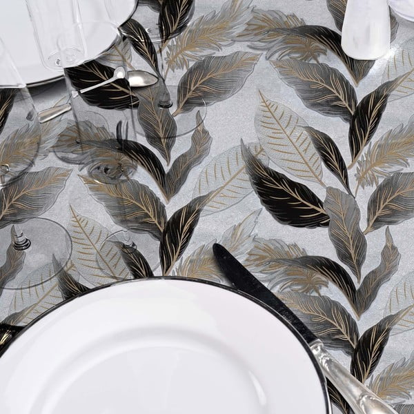 Lemosható asztalterítő ø 160 cm Oralia – douceur d'intérieur-image-1