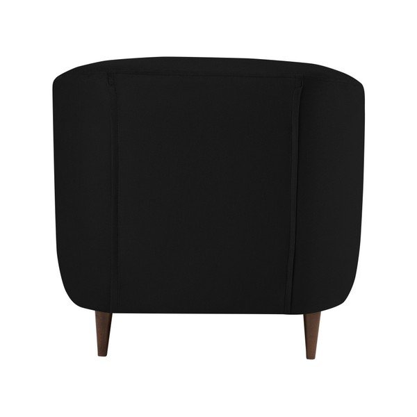 Glam fekete bársonyfotel - Kooko Home-image-3