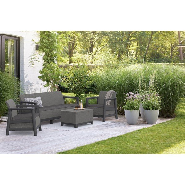 Szürke kerti kanapé Scandi Linea – Keter-image-1