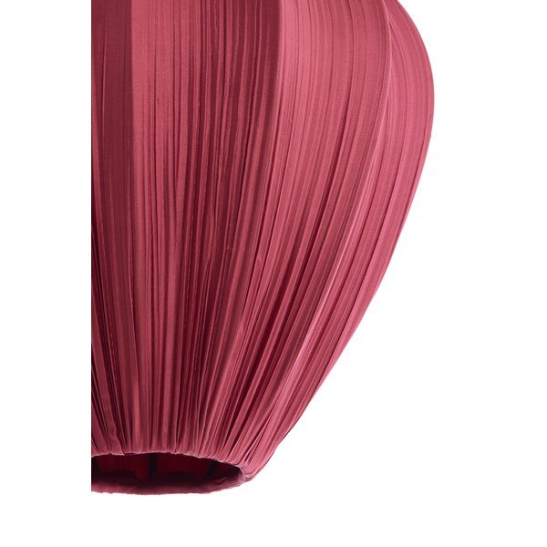 Borvörös függőlámpa textil búrával ø 12 cm Verita – Light & Living-image-4