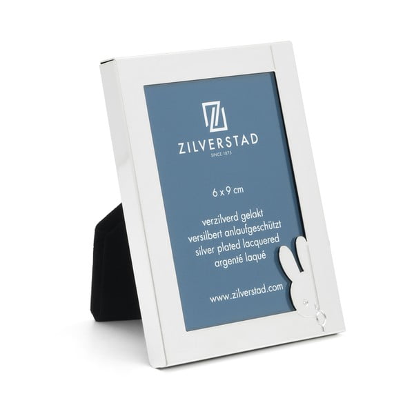 Ezüstszínű fém álló képkeret 8x10 cm Miffy – Zilverstad-image-3