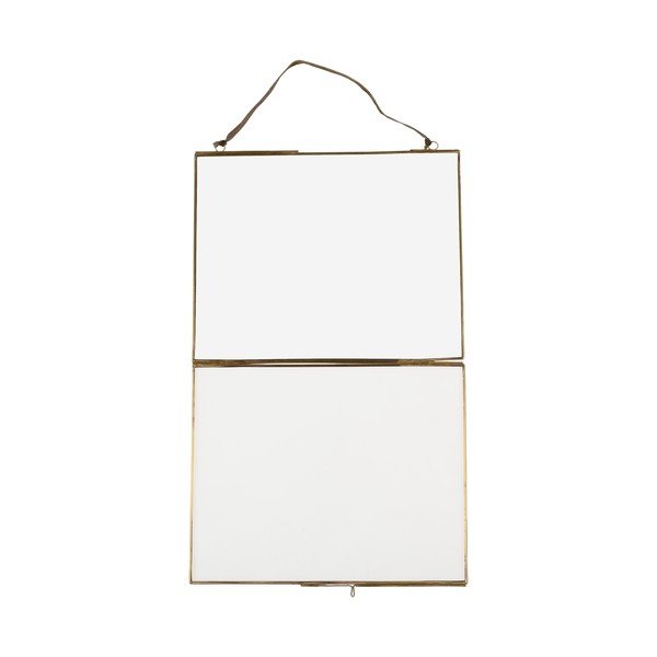 Aranyszínű fém fali képkeret 25x20 cm – Rex London-image-3