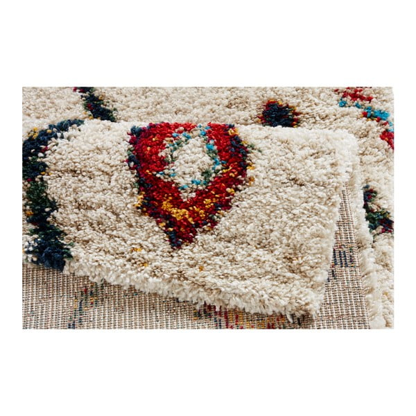 Geometric krémszínű szőnyeg, 120 x 170 cm - Mint Rugs-image-2