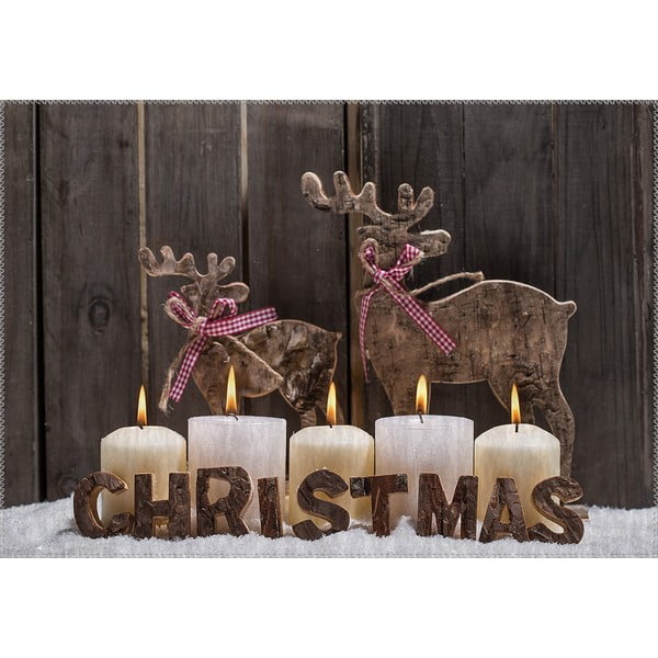 Christmas Period Candles With Sign szőnyeg, 50 x 80 cm - Vitaus