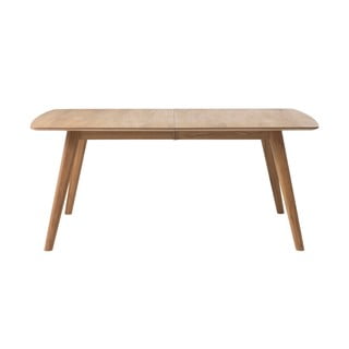Rho bővíthető tömör tölgyfa étkezőasztal, 180 x 100 cm - Unique Furniture