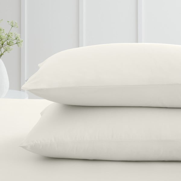 Pamut-perkál párnahuzat szett 2 db-os 50x75 cm Cotton Percale – Bianca-image-1