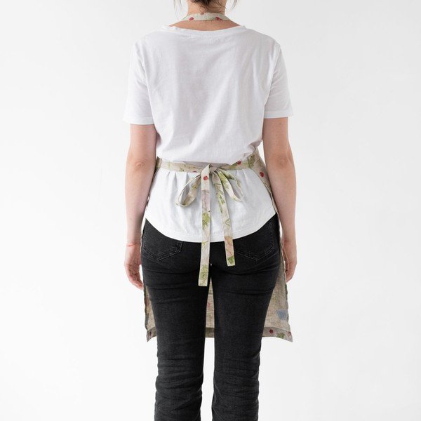 Apron Jingle Bells karácsonyi len kötény, 80 x 55 cm - Linen Tales-image-2