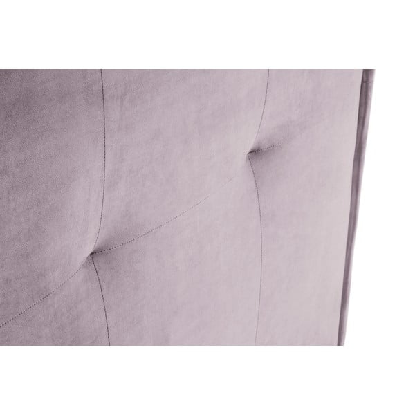 Világos rózsaszín ágytámla 180x120 cm Monica – Milo Casa-image-1