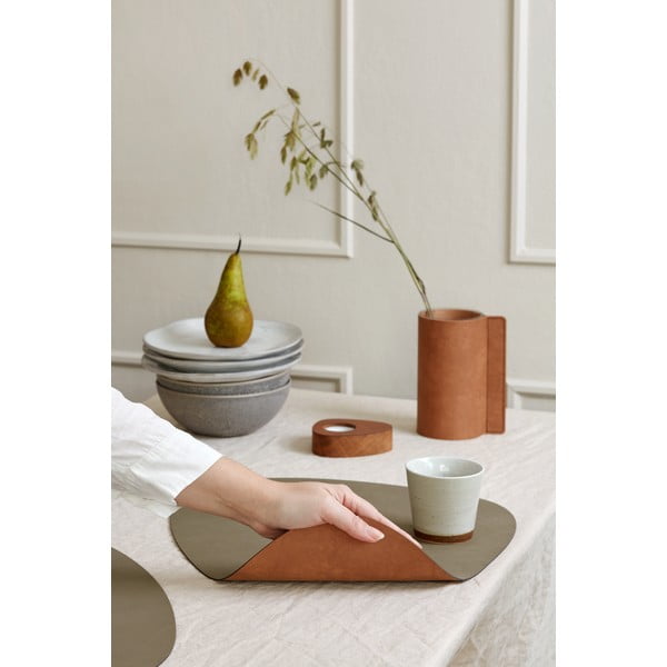 Öko bőr tányéralátét 37x44 cm Curve L Double Nupo – LIND DNA-image-1