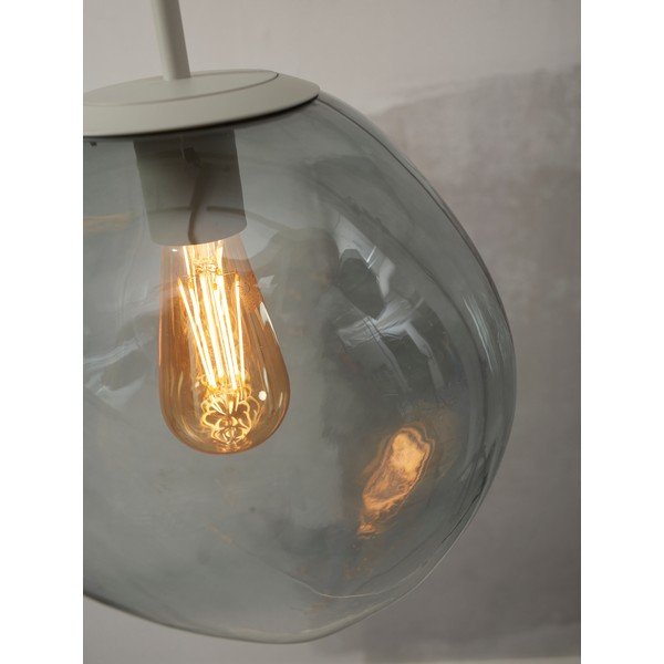 Szürke függőlámpa üveg búrával ø 12 cm Helsinki – it's about RoMi-image-2