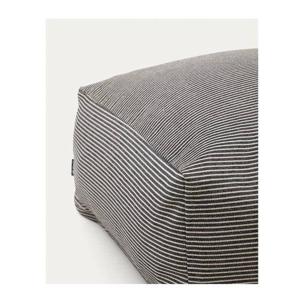 Sötétkék puff Famara – Kave Home-image-1