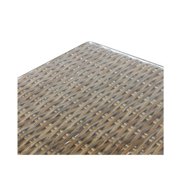 Műrattan kerti tárolóasztal 80x80 cm Patsy – LDK Garden-image-3