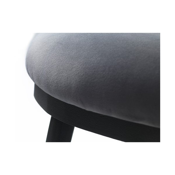 Szürke bársony pad Gain – Unique Furniture-image-1