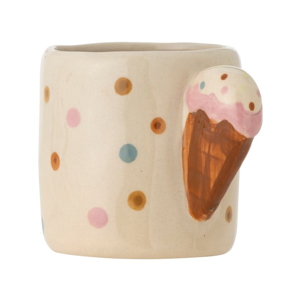 Bézs kerámia gyerek bögre 255 ml Creamy – Bloomingville Mini-image-2