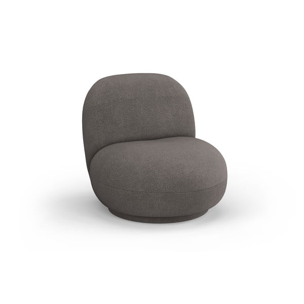 Szürke buklé fotel Chuck – Micadoni Home