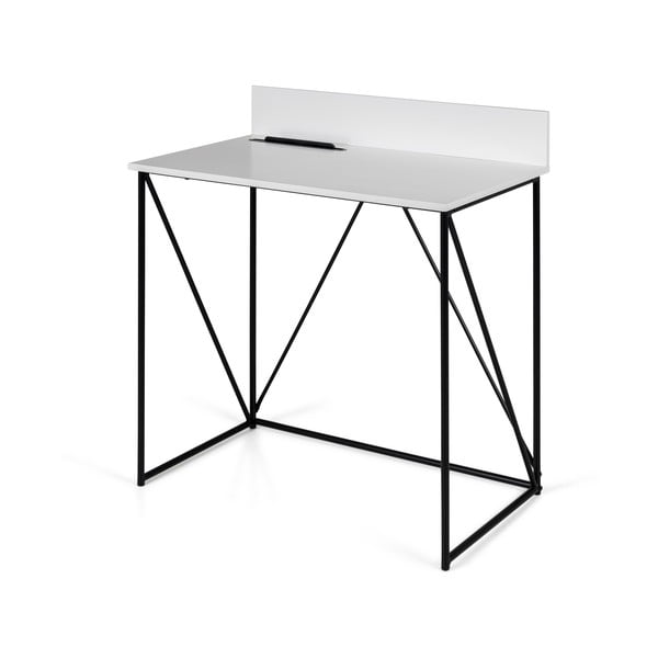 Tell fehér íróasztal, 80 x 48 cm - Tenzo-image-2