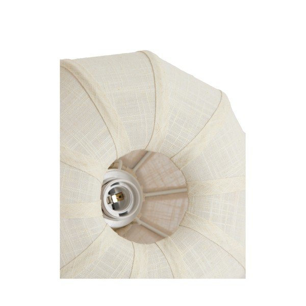 Krémszínű mennyezeti lámpa textil búrával ø 30 cm Zosia – Light & Living-image-4