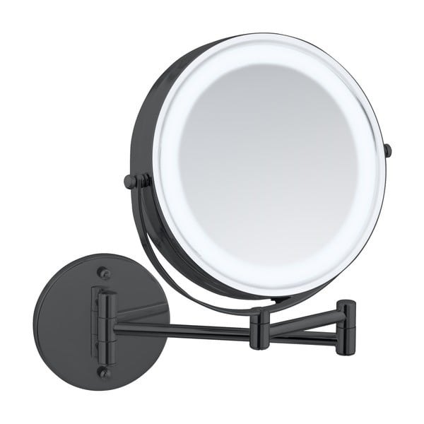 Nagyítós kozmetikai tükör világítással (ötszörös nagyítás) ø 25,5 cm Lumi – Wenko-image-1