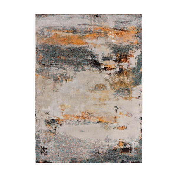 Okkersárga-szürke szőnyeg 133x190 cm Eider – Universal