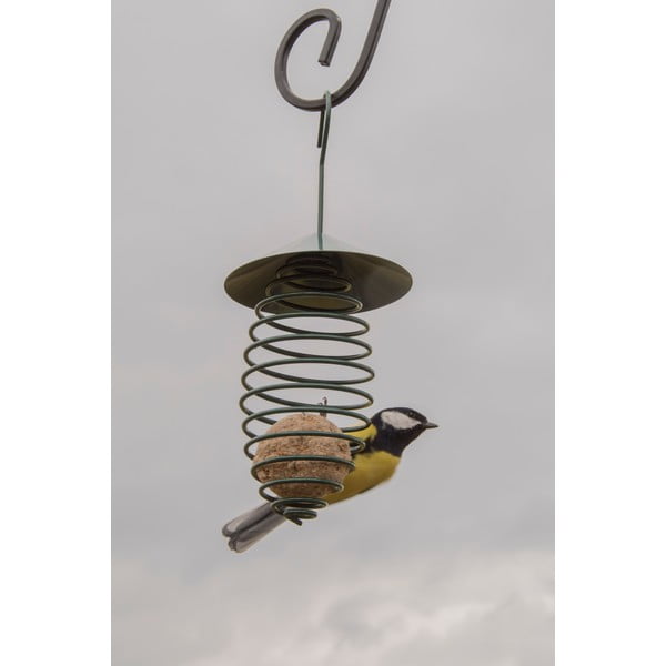 Sötétzöld fém etető tetővel, ⌀ 10,8 cm - Esschert Design-image-1