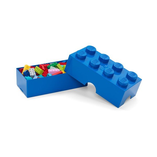 Kék műanyag gyerek tárolódoboz 20x10x7 cm – LEGO®-image-3