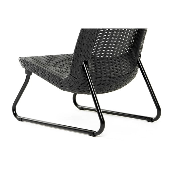 Sötétszürke műrattan kétszemélyes kerti lounge szett Rio – Keter-image-2
