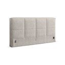 Bézs kárpitozott ágytámla 209x100 cm Darren – Micadoni 