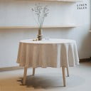 Len asztalterítő ø 180 cm – Linen Tales