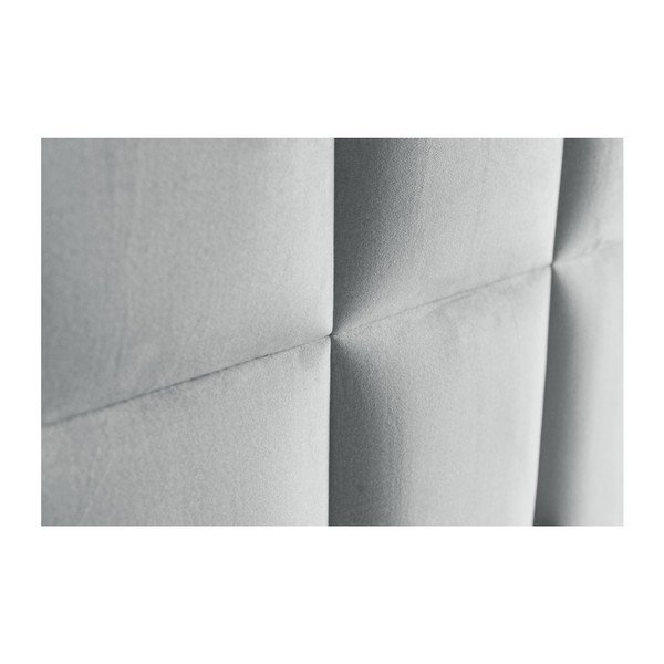 Világosszürke ágyneműtartós boxspring ágy 160x200 cm Flip – Ropez-image-3