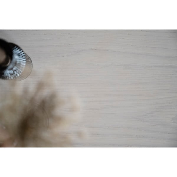 Natúr színű kerek dohányzóasztal tölgyfa dekorral 90x90 cm Yumi - Rowico-image-4