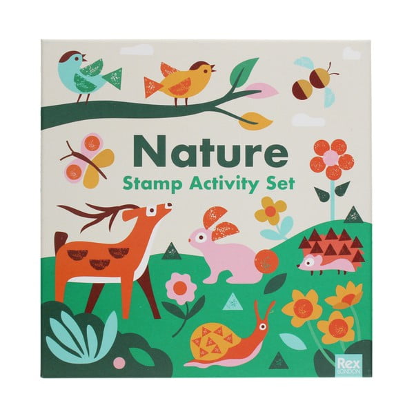 Kreatív készlet Stamp Activity Set Nature – Rex London