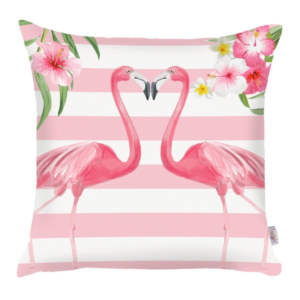 Lovely Flamingos rózsaszín párnahuzat, 43 x 43 cm - Mike & Co. NEW YORK