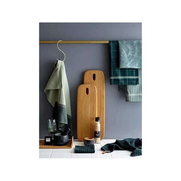 Geometric zöld pamut konyharuha, 50 x 70 cm - Södahl-image-2