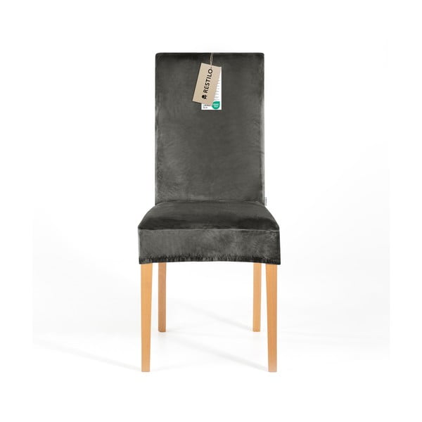 Szürke gumis szék huzat szett 4 db-os 48 cm Sento – Restilo-image-2