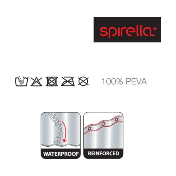 Zuhanyfüggöny 180x200 cm Goldfish – Spirella-image-3