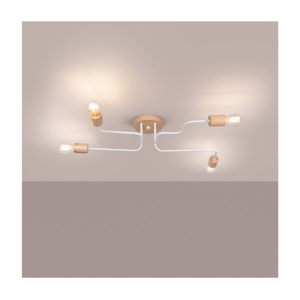 Natúr színű mennyezeti lámpa 58x75 cm Dazzle – Sollux-image-1