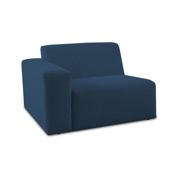 Sötétkék buklé kanapé modul (bal oldali) Roxy – Scandic-image-1