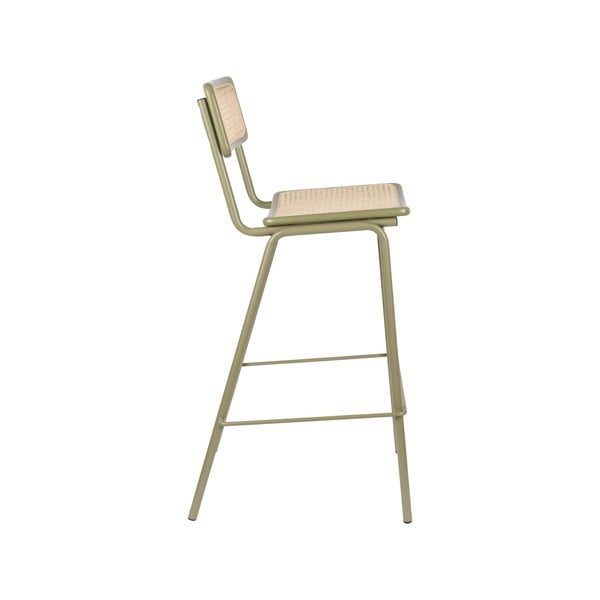 Zöld rattan bárszék szett 2 db-os 106 cm Jort - Zuiver-image-3