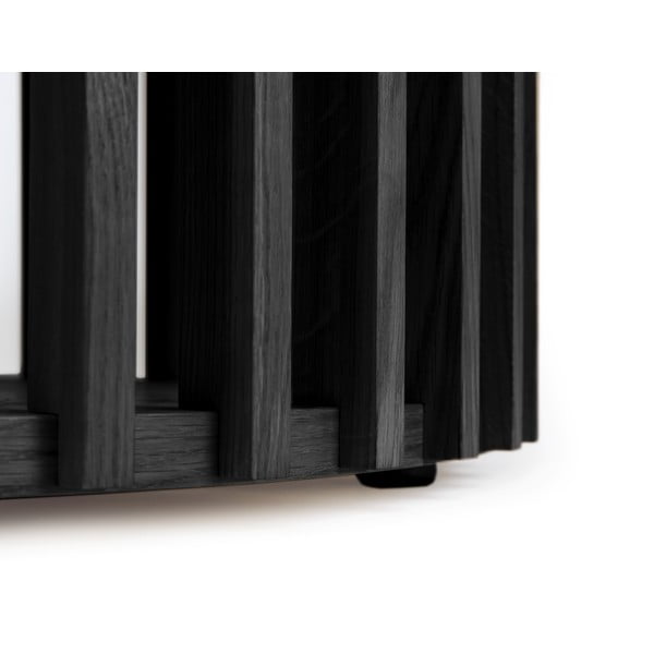 Drum fekete tölgyfa dohányzóasztal, ø 83 cm - Woodman-image-1