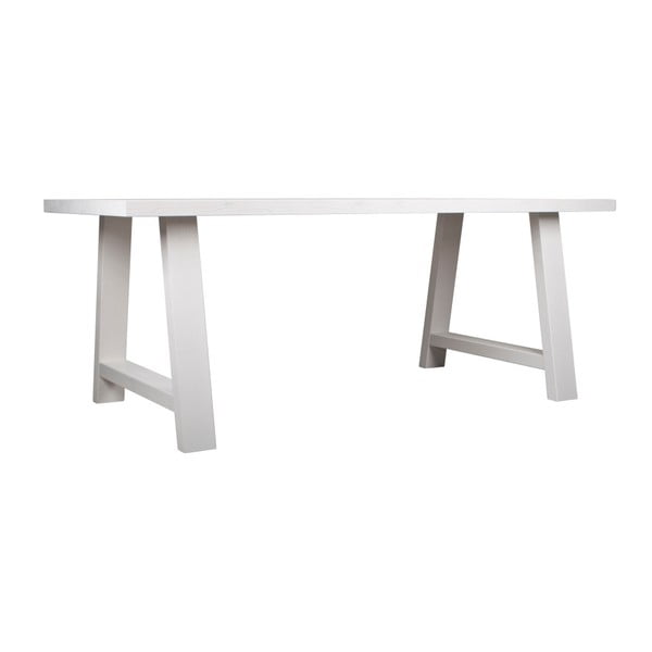 A Framed fehér tömörfa asztal, 230 x 90 cm - Zuiver