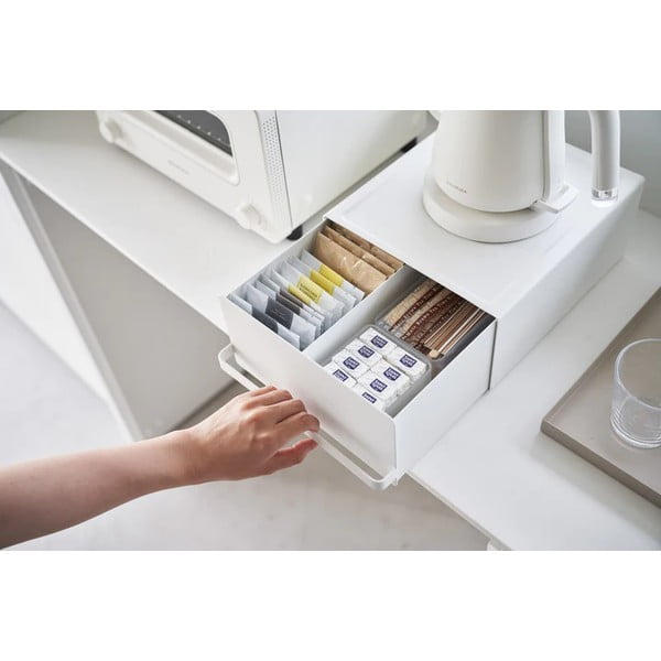 Fehér teatartó doboz Tower – YAMAZAKI-image-1